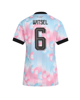 Billige Fotballdrakt Belgia Axel Witsel #6 Replika Bortedrakt Dame VM 2026 Kortermet Billige Fotballdrakt Belgia Axel Witsel #6 Replika Bortedrakt Dame VM 2026 Kortermet